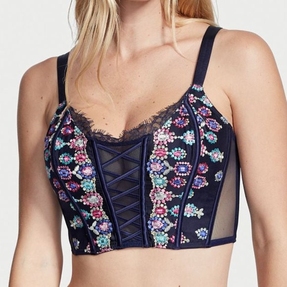 Victoria's Secret Embroidered Corset - Picture 3 of 6